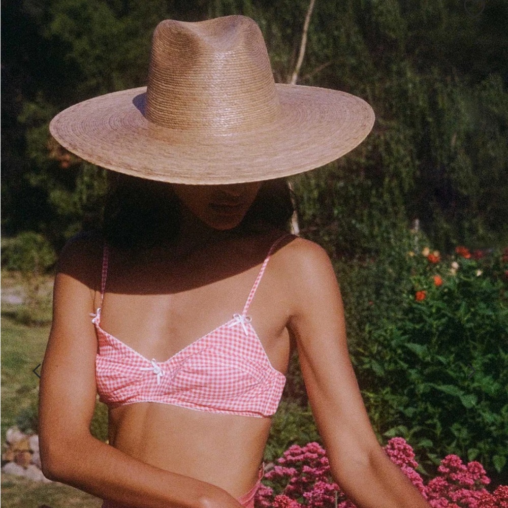 Lack Of Color Tan Wide-Brim Hat